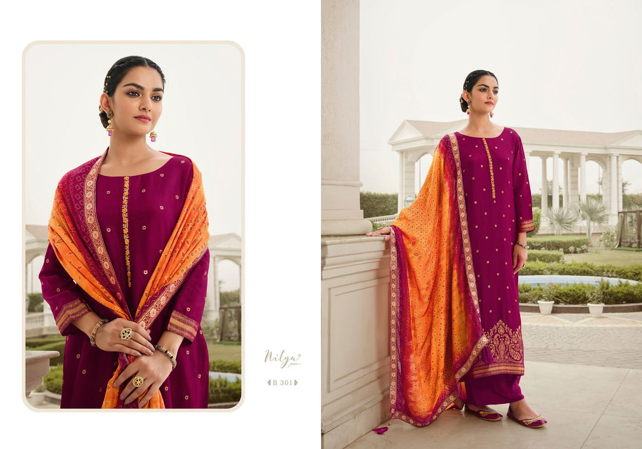 Bandhani Vol 3 By Lt Nitya Wedding Salwar Suits Catalog